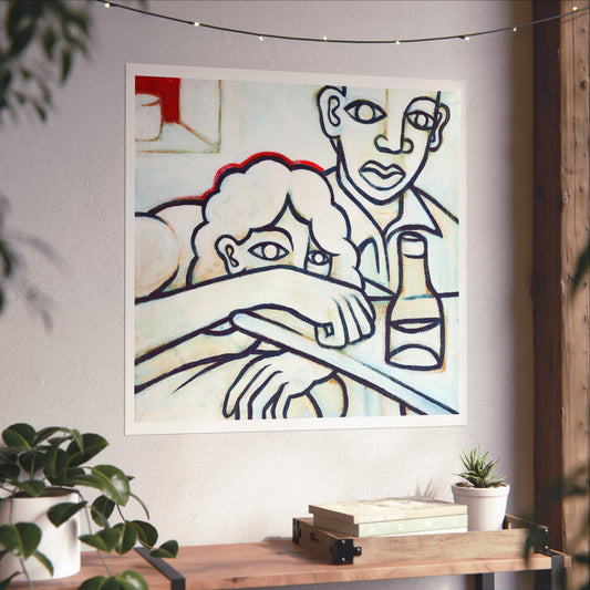 Vaughan Baker Fine Art Print of Painting • Lived On Bars