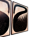 Tabby Booth Pair of Original SWANS Paintings