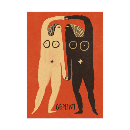 Tabby Booth Fine Art Zodiac Print • Gemini