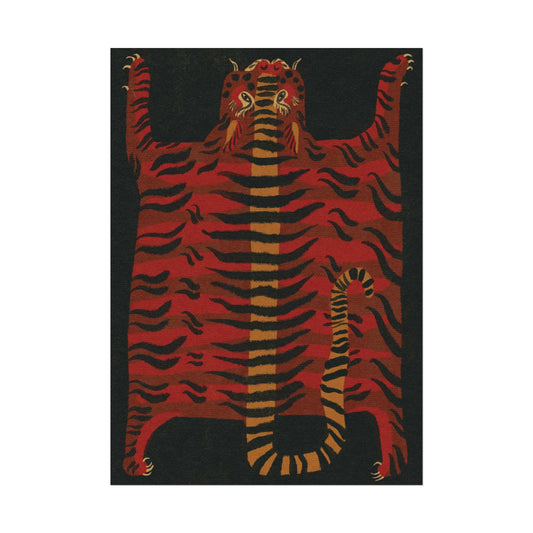 Tabby Booth Fine Art Print • Tiger Rug