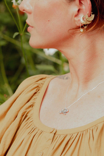 Tabby Booth X Rare Bear Jewellery • Sterling Silver Cricket Pendant