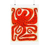Tabby Booth ORANGE Fine Art Print