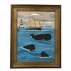 Steve Camps Original Framed Whale Painting