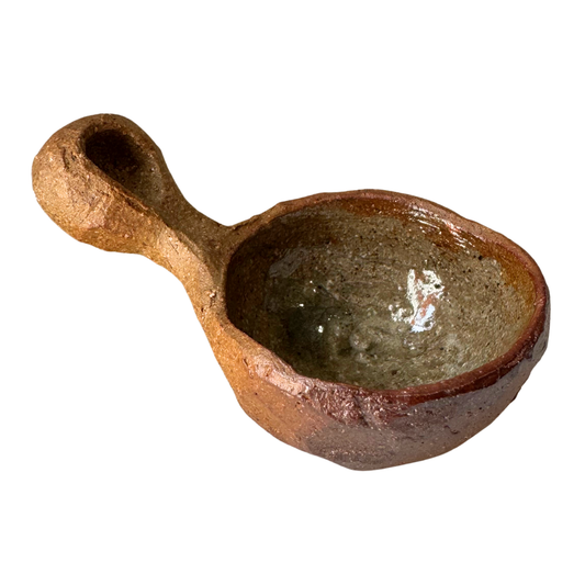 Amelia K Fulton Original Wood-fired Ceramic Carved Spoon
