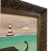 Steve Camps Original Framed Whale Painting
