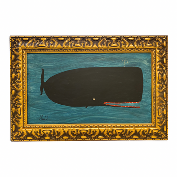Steve Camps Original Framed Whale Painting