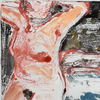 Chris Bruce Original Monoprint • Apres Midi