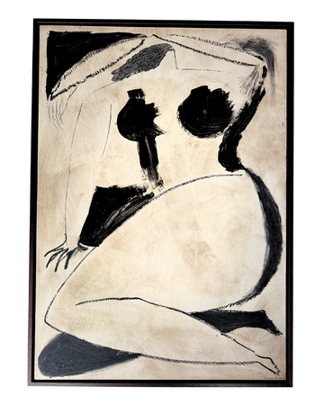 Tabby Booth Original Framed Painting 'WINTER HORAE I'