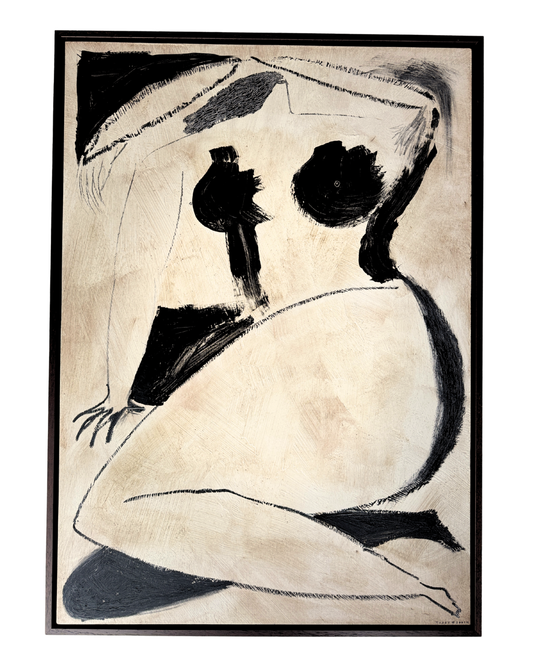 Tabby Booth Original Framed Painting 'WINTER HORAE I'