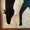 Tabby Booth Painting 'HORSE' in Vintage Frame