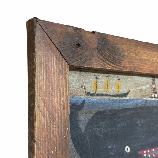 Steve Camps Original Framed Whale Painting