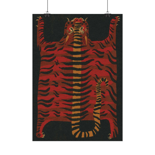 Tabby Booth Fine Art Print • Tiger Rug