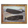 Steve Camps Original Framed Whale Painting