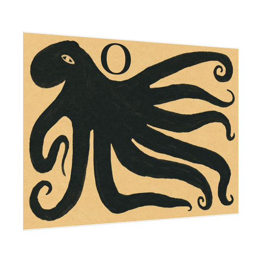 Tabby Booth Fine Art Print • O for Octopus