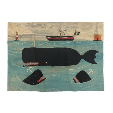 Steve Camps Cotton Whale Tea Towel