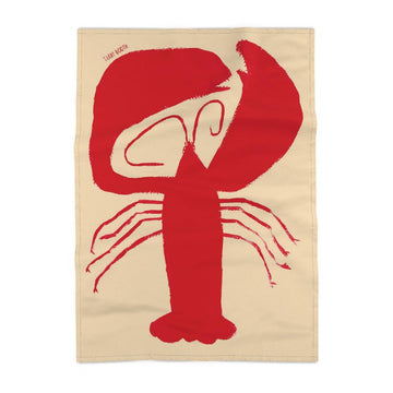 Tabby Booth Cotton Lobster Tea Towel