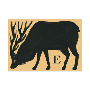 Tabby Booth Fine Art Print • E for Elk