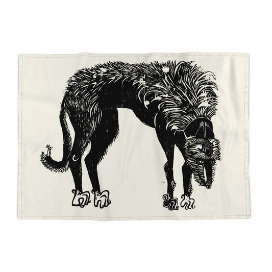 James Heslip Cotton Lurcher Tea Towel