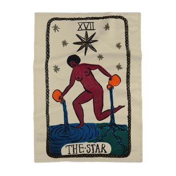 Tabby Booth Cotton Tarot Star Tea Towel