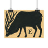 Tabby Booth Fine Art Print • E for Elk