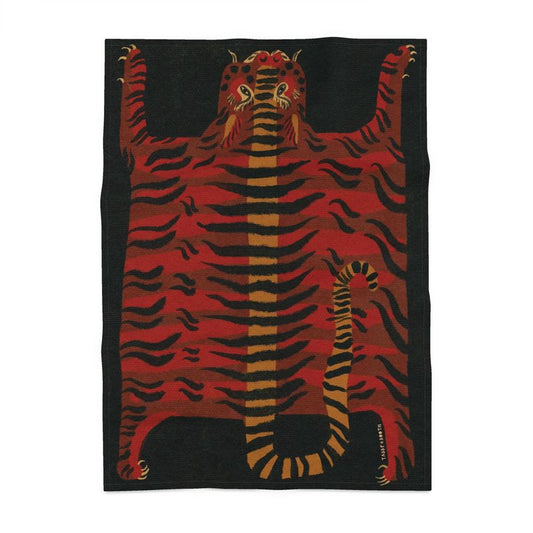 Tabby Booth Cotton Tiger Rug Tea Towel