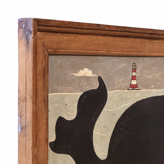 Steve Camps Original Framed Whale Painting