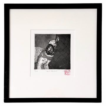 Clementine Neild Original Aquatint Etching in Frame