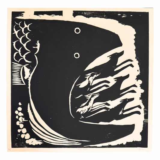 James Heslip Limited Edition Woodblock Handprint