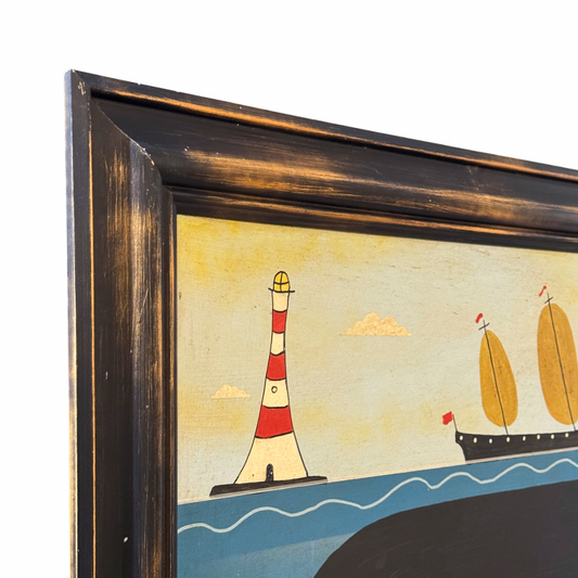 Steve Camps Original Framed Whale Painting