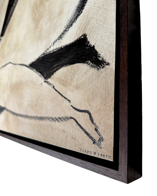 Tabby Booth Original Framed Painting 'WINTER HORAE I'