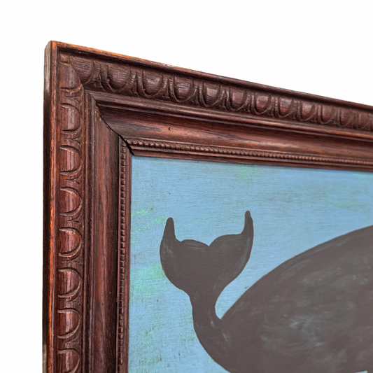 Steve Camps Original Framed Whale Painting