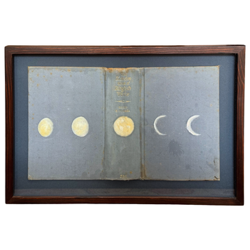 Georgia Parkin-Jones Original Painting on Book Cover • Moon Phases I