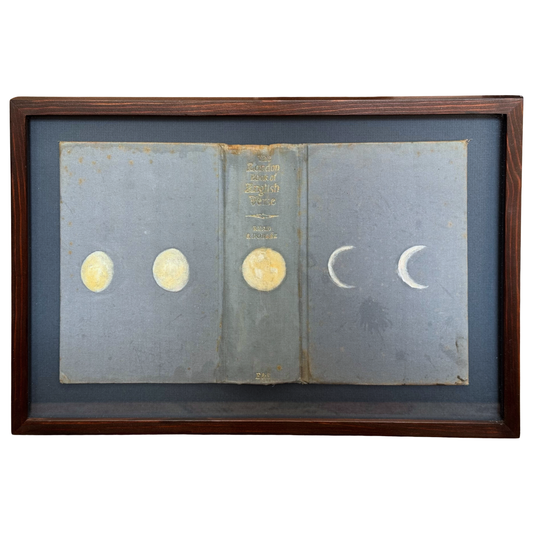 Georgia Parkin-Jones Original Painting on Book Cover • Moon Phases I