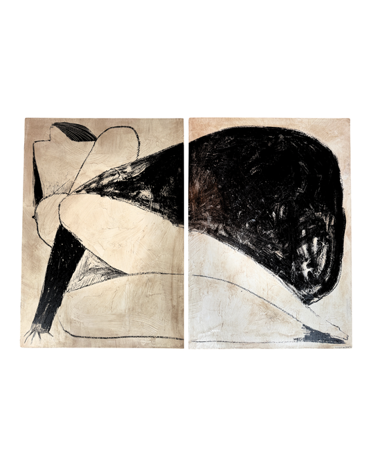 Tabby Booth Original Painting 'WINTER HORAE VI'