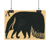 Tabby Booth Fine Art Print • A for Anteater