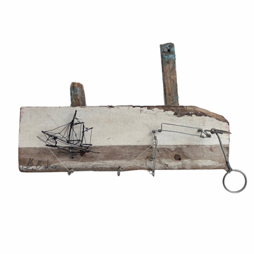 Ben Baker Boat Wire Drawing Automata