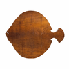 James Heslip Iroko Large Flat Fish Chopping Board