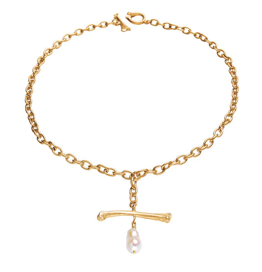 Claire English Nassau Necklace Gold