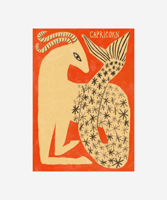 Tabby Booth • Capricorn Zodiac Print