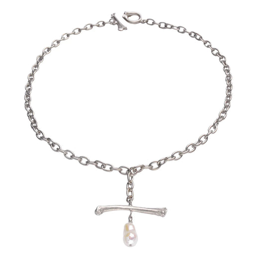 Claire English Nassau Necklace Silver