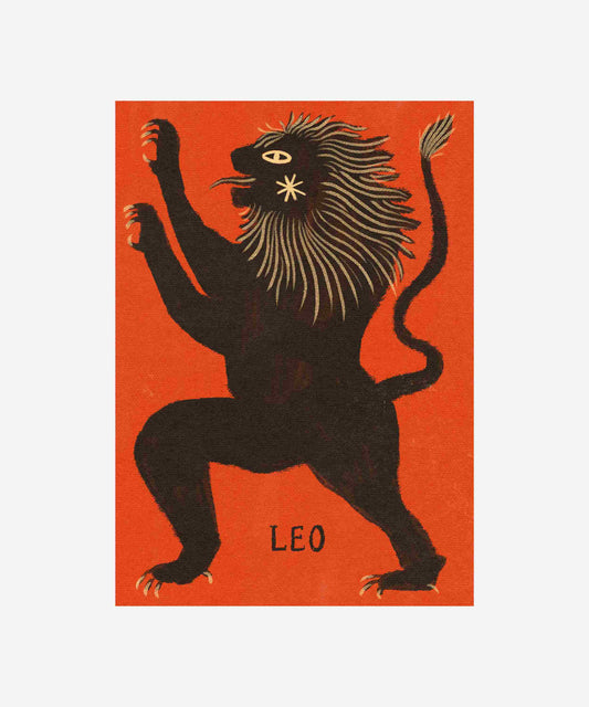 Tabby Booth • Leo Zodiac Print