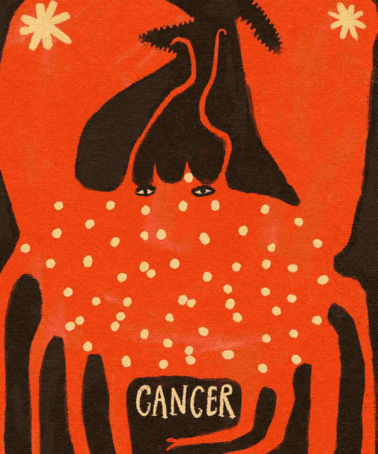 Tabby Booth • Cancer Zodiac Print