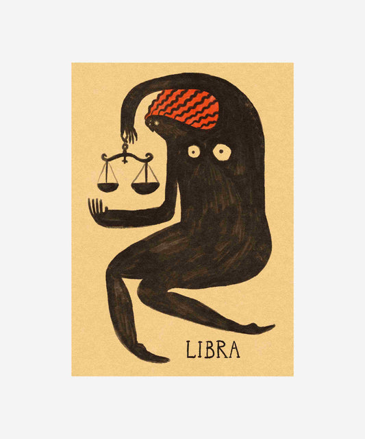 Tabby Booth • Libra Zodiac Print