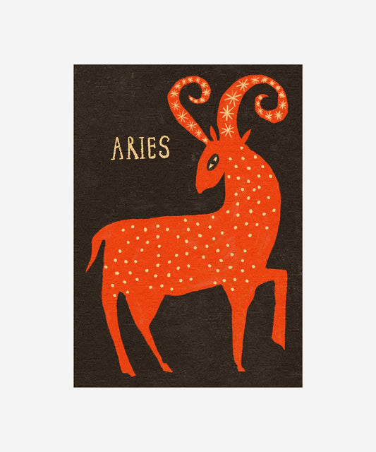 Tabby Booth • Aries Zodiac Print