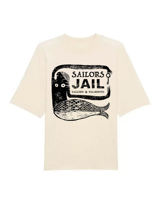 Sailors Jail Off-White Short Sleeve Tshirt