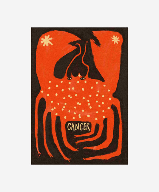 Tabby Booth • Cancer Zodiac Print