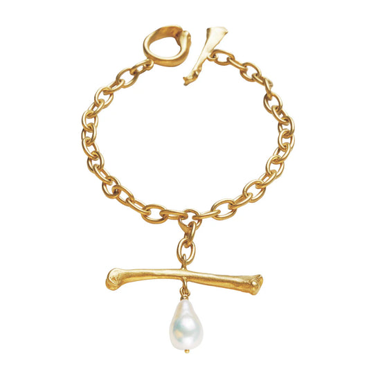 Claire English Nassau Bracelet Gold