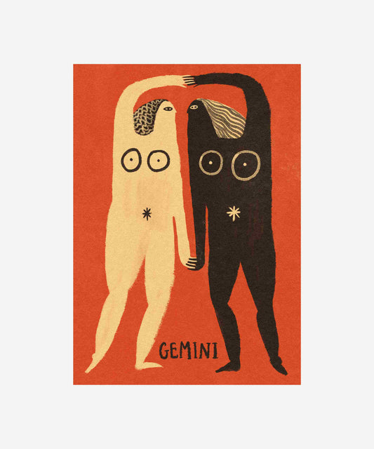 Tabby Booth • Gemini Zodiac Print