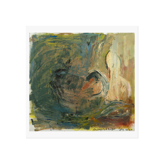 Jacqui Orly Ammon Fine Art Print of Painting • The Fragility Of Thought