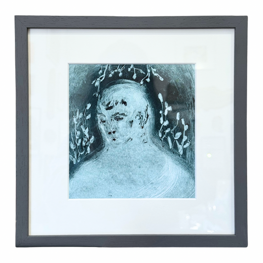 Zoe Cerys Original Aquatint Etching Framed
